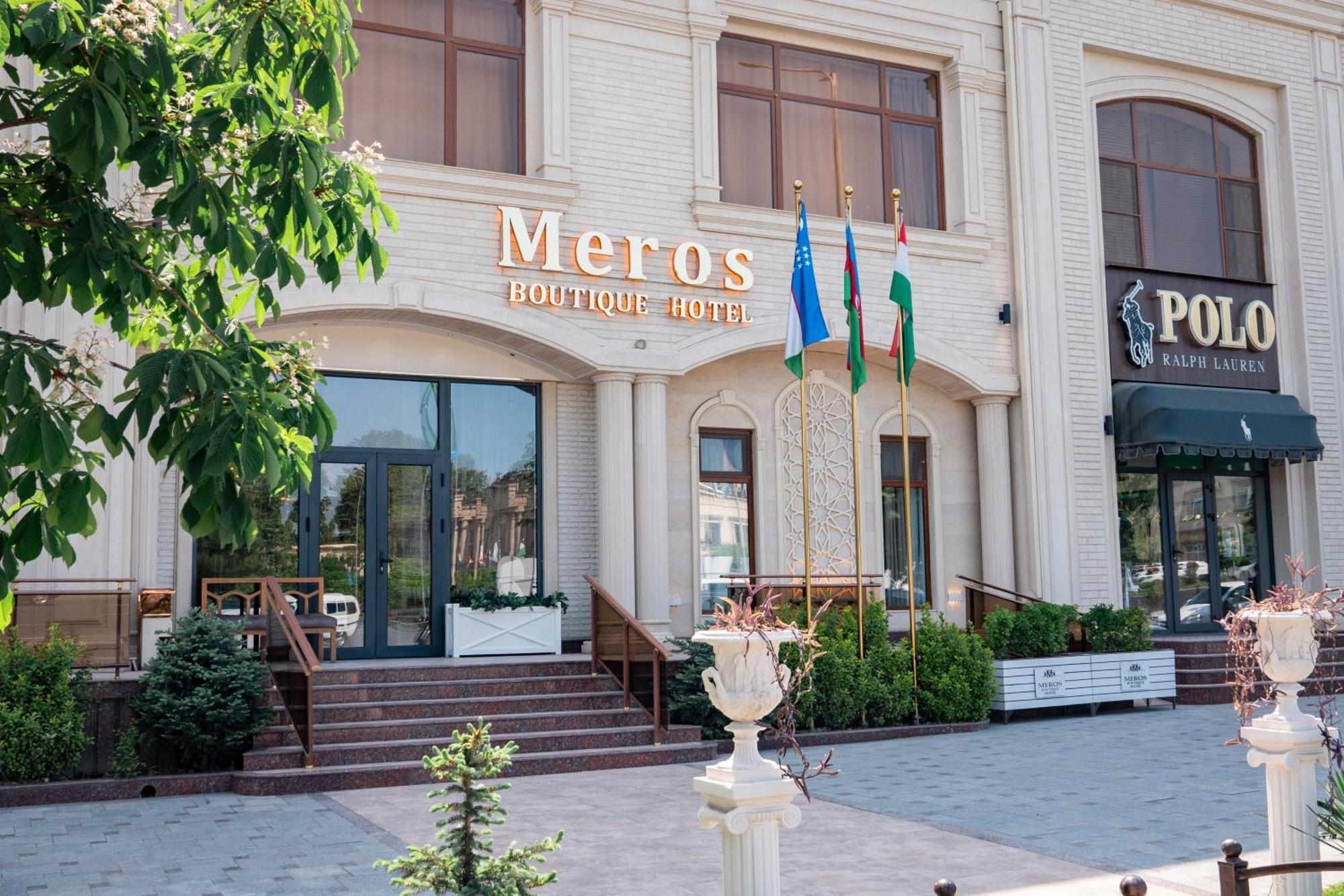Meros Boutique Hotel Samarkand Esterno foto