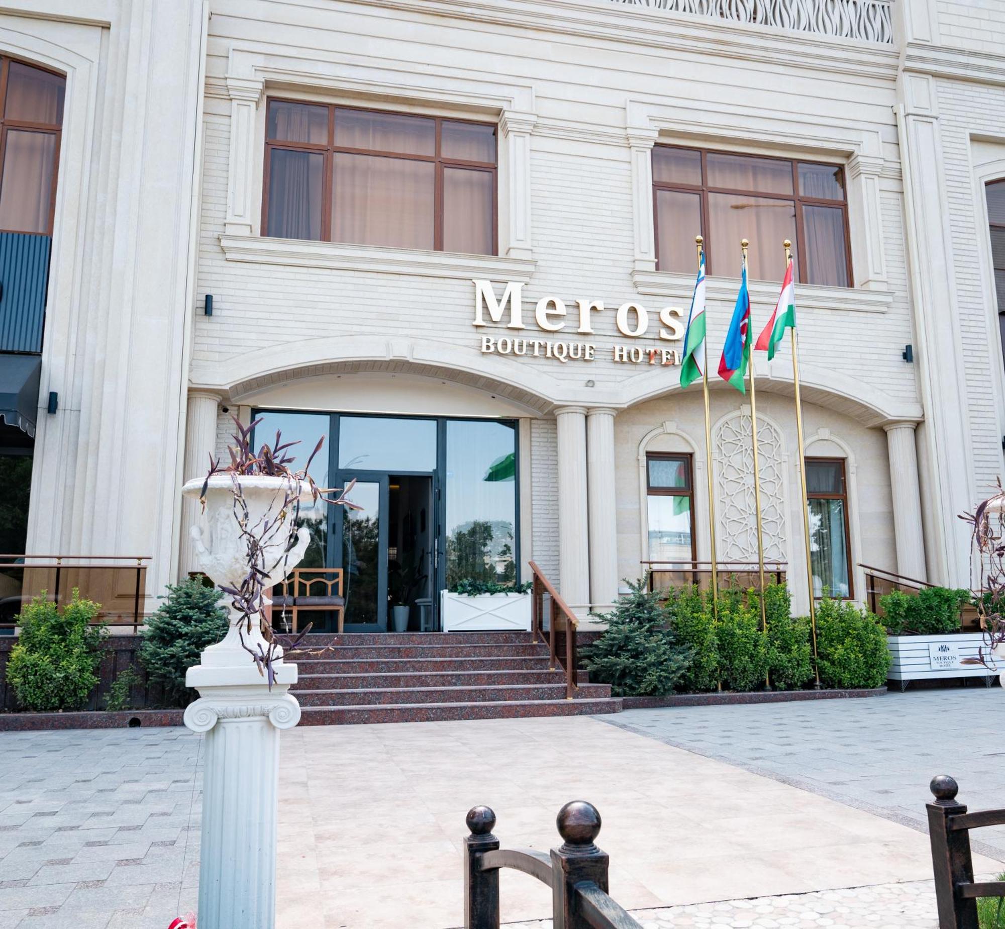 Meros Boutique Hotel Samarkand Esterno foto